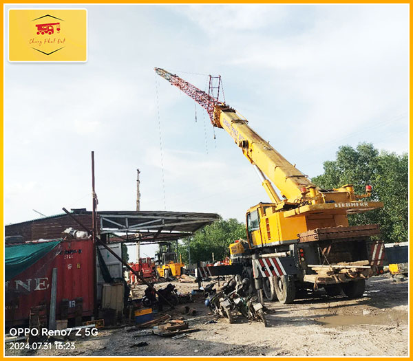 Cho Thuê Xe Cẩu Phục Vụ Nhà Máy Tại Đồng Nai