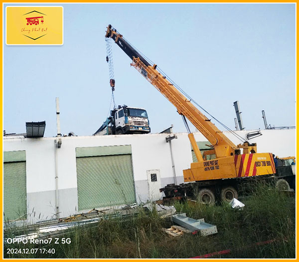 Cho Thuê Xe Cẩu Di Dời Máy Móc Tại Đồng Nai